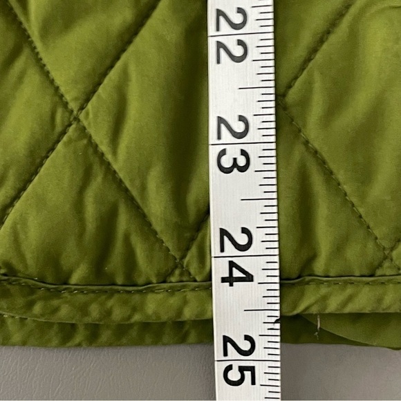 Lands' End Quilted Zip-Up Jacket – Green – Size Medium - Picture 10 of 10